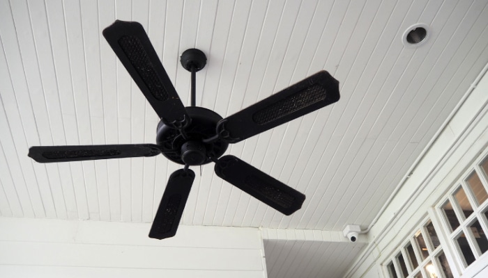Ceiling Fan On Porch